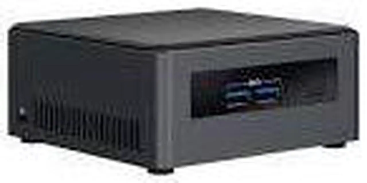 Alt view image 4 of 6 - Intel NUC 7 Business NUC7i3DNHNC Desktop Computer - Intel Core i3 (7th Gen) i3-7100U 2.40 GHz - 4 GB DDR4 SDRAM - 1 TB HDD - Windows 10 Pro 64-bit - Mini PC - Intel HD Graphics 620 Graphics - Wireless