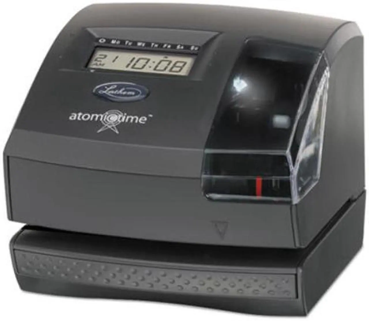 Alt view image 2 of 15 - 1600E Wireless Atomic Time Recorder with Tru-Align Feature Dark Gray