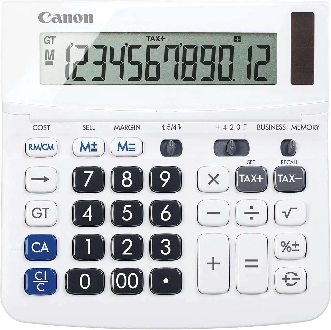 Alt view image 9 of 20 - Canon TX-220TSII Portable Display Calculator 12-Digit LCD 0633C001