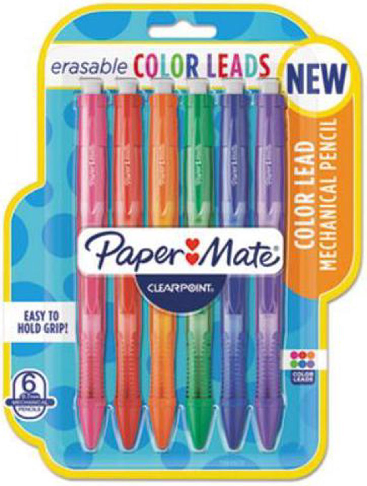 Alt view image 2 of 10 - Paper Mate Clearpoint Color Mechanical Pencils Assorted School Grade 6/Pack 1984678