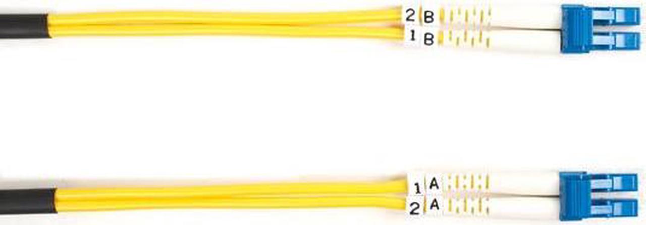 Black Box FOSM-001M-LCLC 3.28 ft. Yellow Single-Mode Value Line Patch Cable