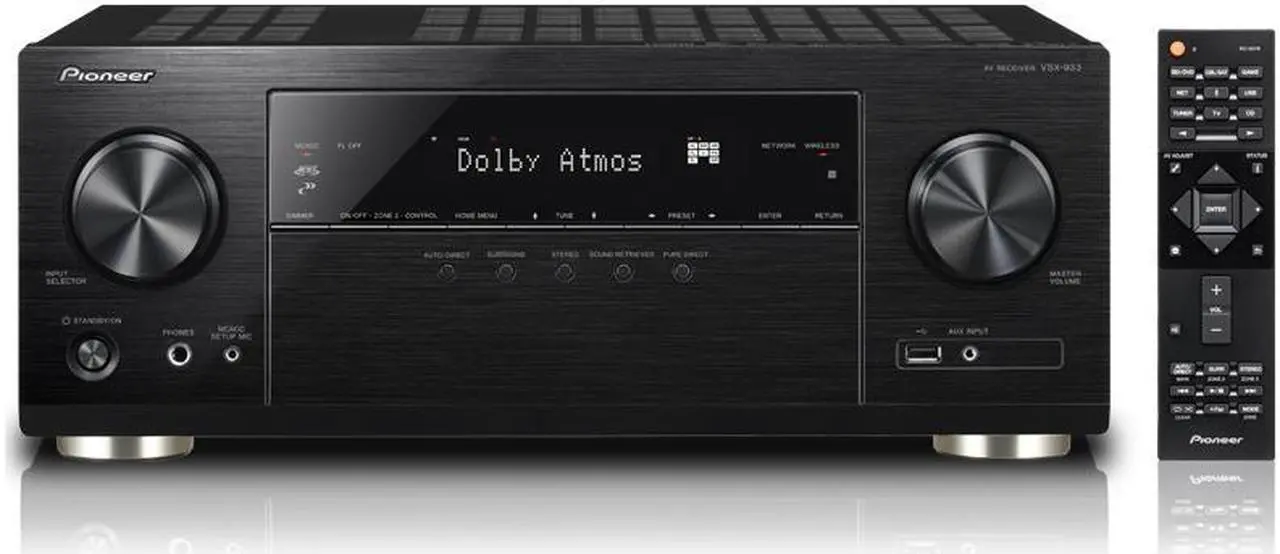 Alt view image 5 of 5 - Pioneer VSX-933 7.2 Channel 165 Watt Audio Video Bluetooth Network Receiver