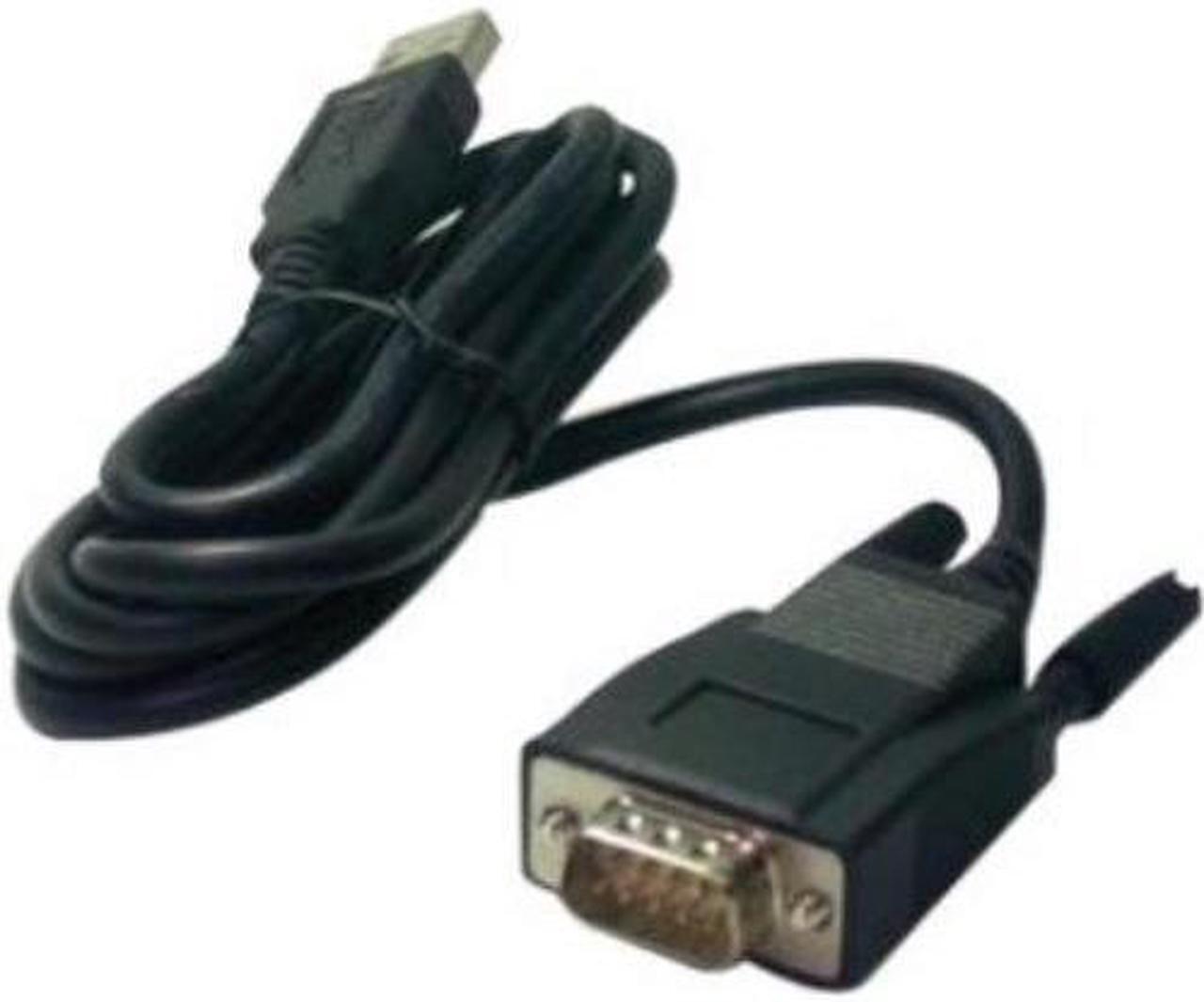 Alt view image 5 of 11 - HP USB to Serial Port Adapter - USB/Serial for PC, Desktop Computer - 3.94 ft - 1 x Type A Male USB - 1 x DB-9 Female Serial - Black