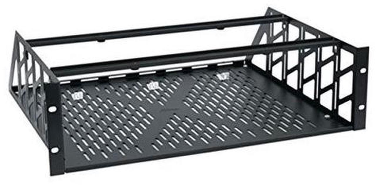 Alt view image 2 of 3 - Middle Atlantic Products - RC-3 - Middle Atlantic RC Series RC-3 Rack Shelf - 3U Rack Height x 19 Rack Width - Black -