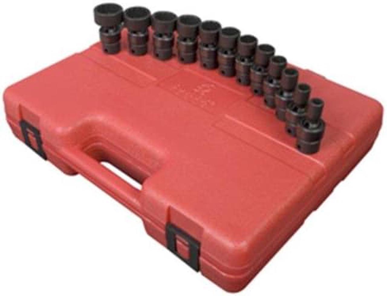 Alt view image 6 of 8 - Sunex 3690, 3/8 Inch Drive Universal Impact Socket Set, 12-Point, 12-Piece