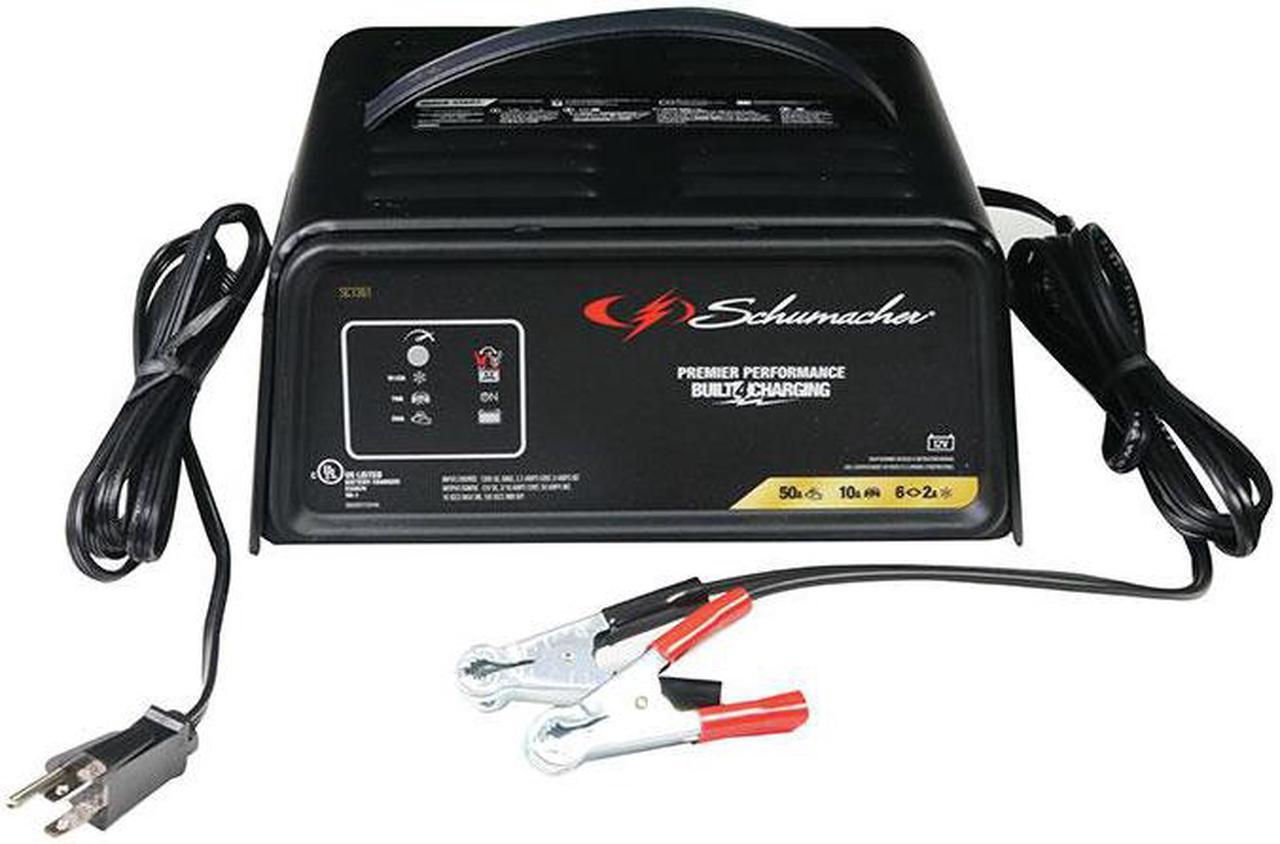 Alt view image 2 of 4 - Schumacher Electric Battery Charger,120VAC,11-1/8" W HAWA SC1361