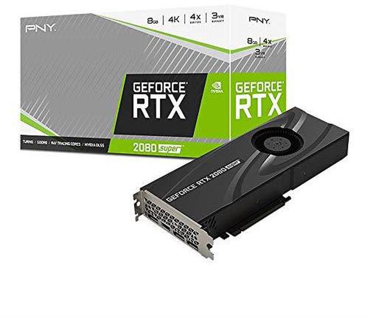 Alt view image 11 of 20 - PNY GeForce RTX 2080 SUPER 8GB GDDR6 PCI Express 3.0 x16 SLI Support Graphics Card VCG20808SBLMPB