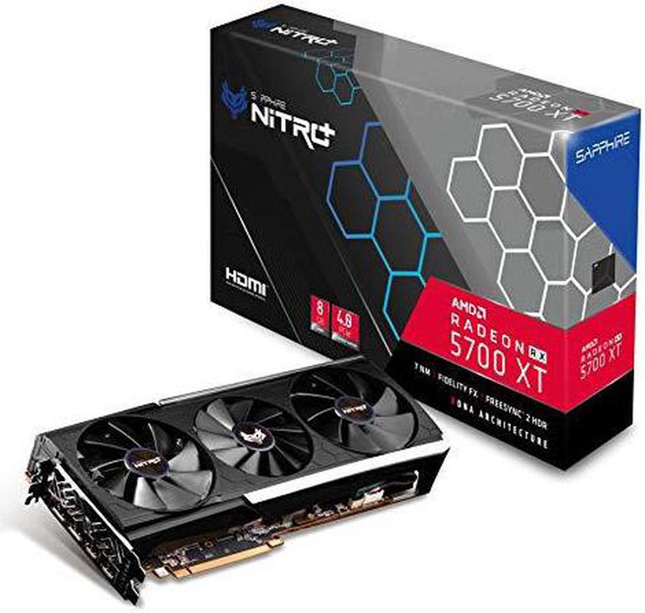 Sapphire 11293-03-40G NITRO+ AMD Radeon RX 5700 XT 8GB GDDR6 2HDMI/2DisplayPort PCI-Express 4.0 Video Card