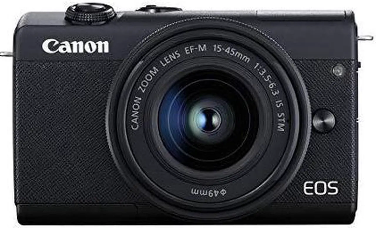 Alt view image 8 of 20 - Canon EOS M200 Mirrorless Camera with 15-45mm Lens -Black