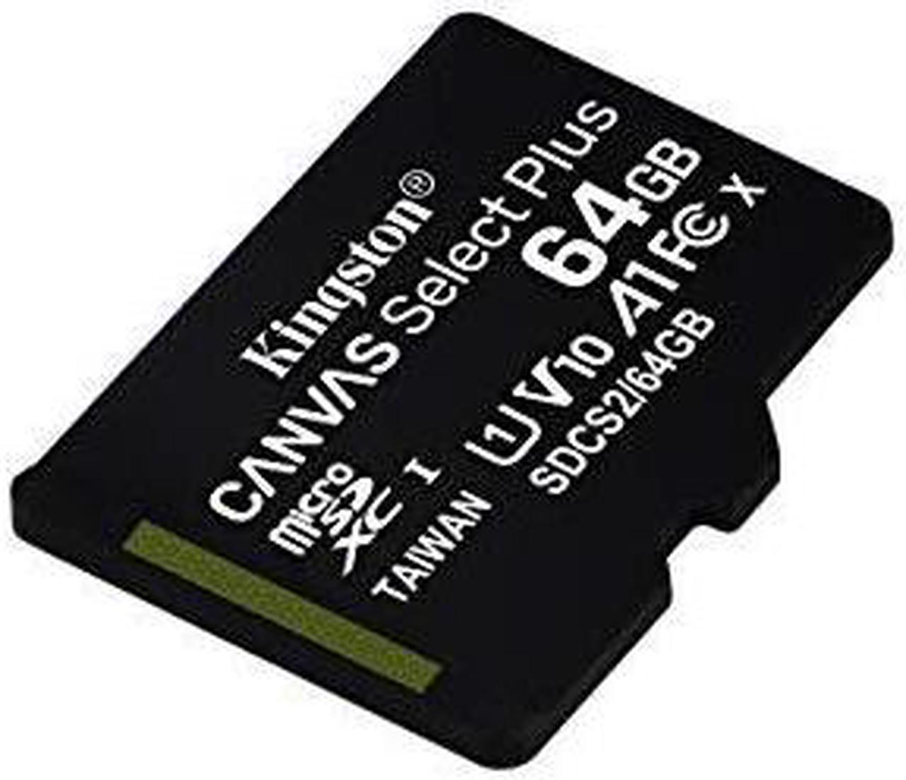 Kingston Canvas Select Plus 64GB microSDXC Memory (Flash Memory) Model SDCS2/64GBSP