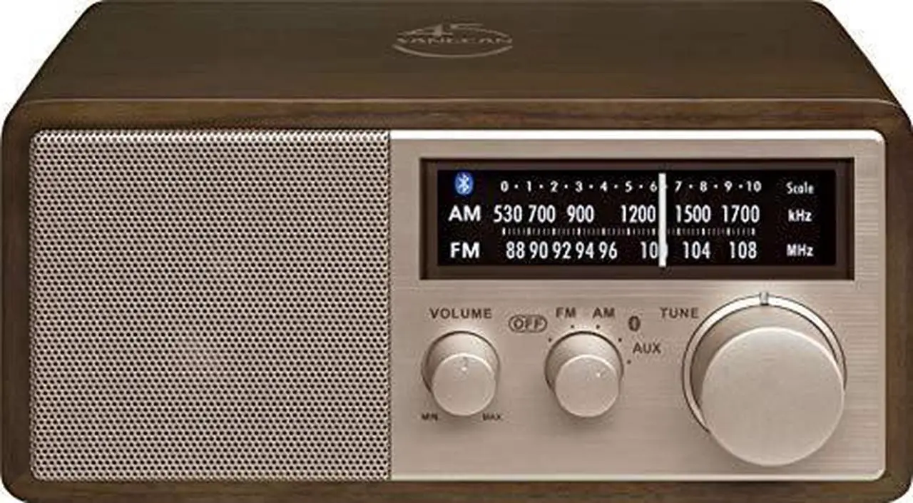 Alt view image 2 of 13 - Sangean - WR-16SE - Sangean WR-16SE WR-16 45th Anniversary Special Edition AM/FM Wooden Cabinet Radio with Bluetooth