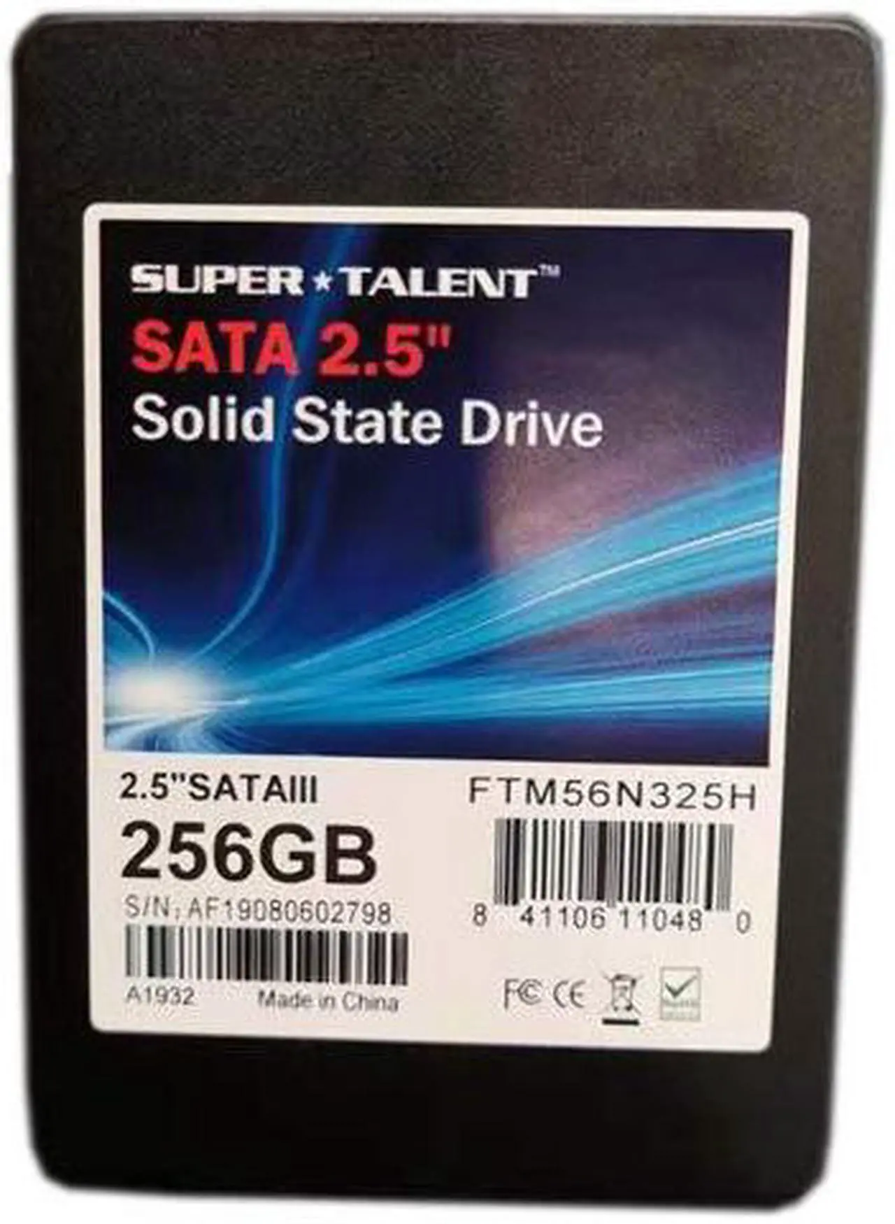 Alt view image 2 of 13 - Super Talent TeraNova 256GB 2.5 inch SATA3 Solid State Drive (TLC)