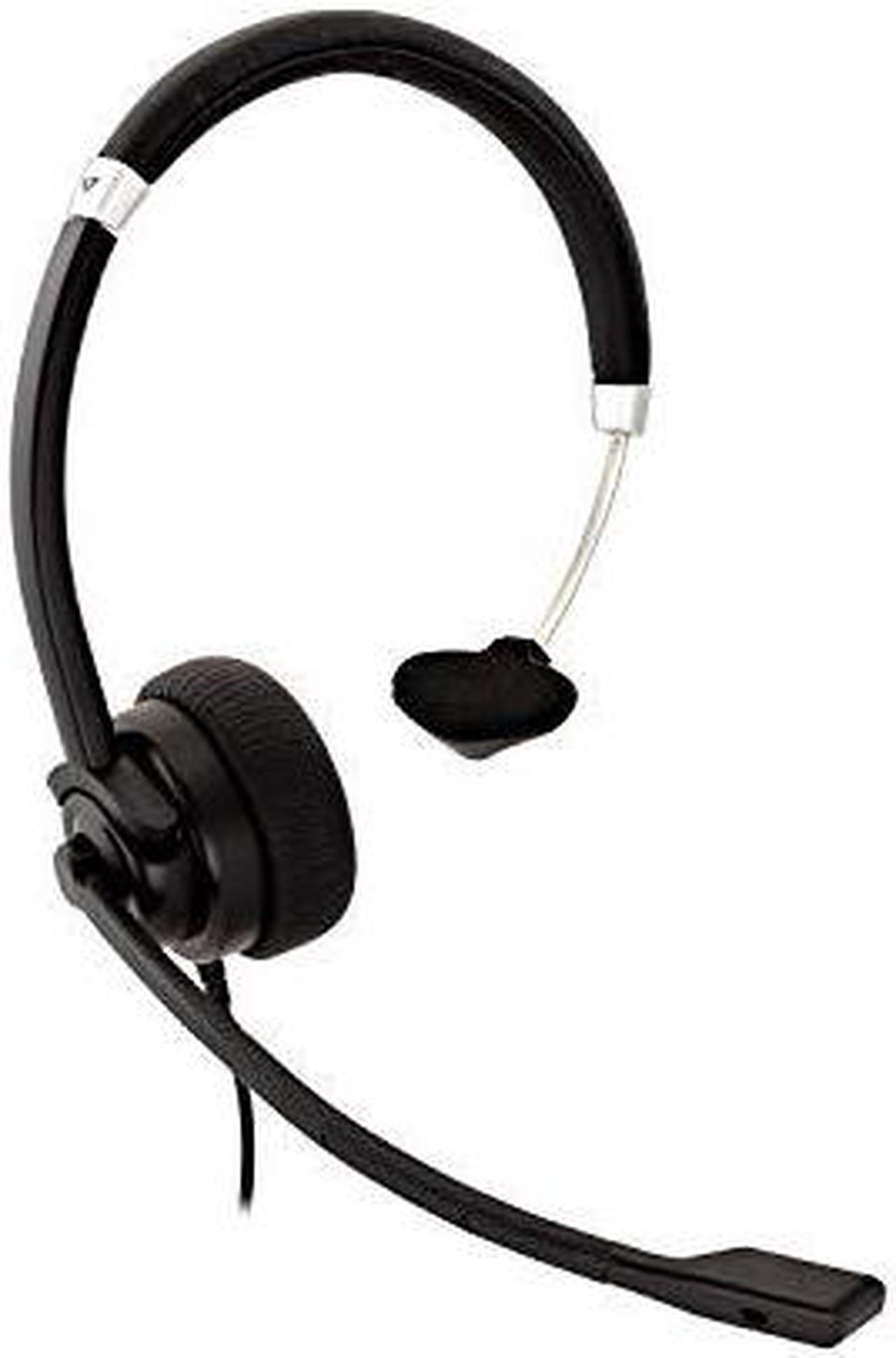 Alt view image 3 of 12 - V7 Deluxe USB Mono Headset with Boom Mic HU411