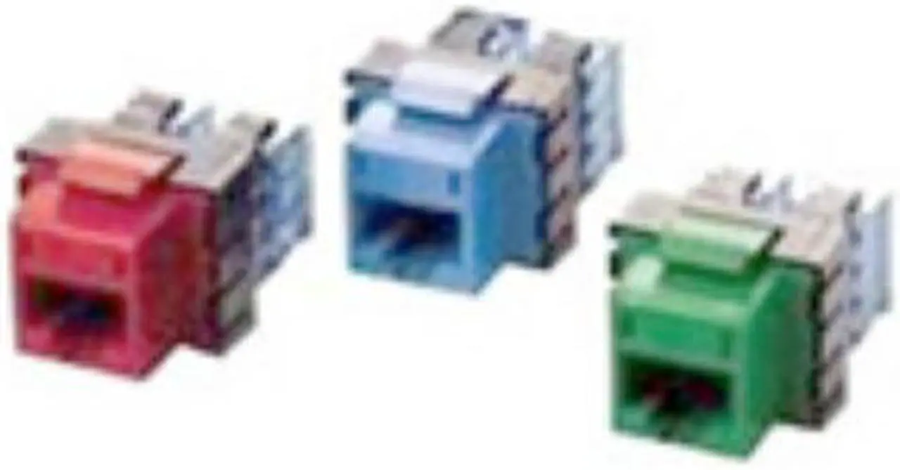 Alt view image 6 of 6 - Hubbell Premise Wiring Jack,Office White,Cat5e,Rj45 HAWA HXJ5EOW