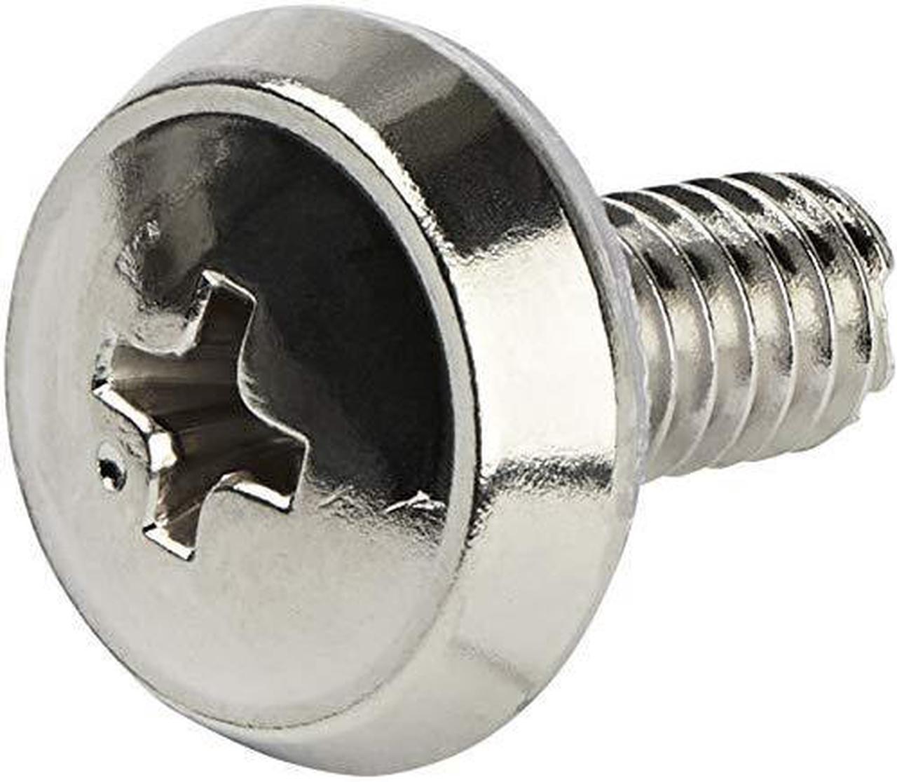 StarTech.com CABSCRWS1224 12-24 Server Rack Screws - 50 pack - Nickel-Plated