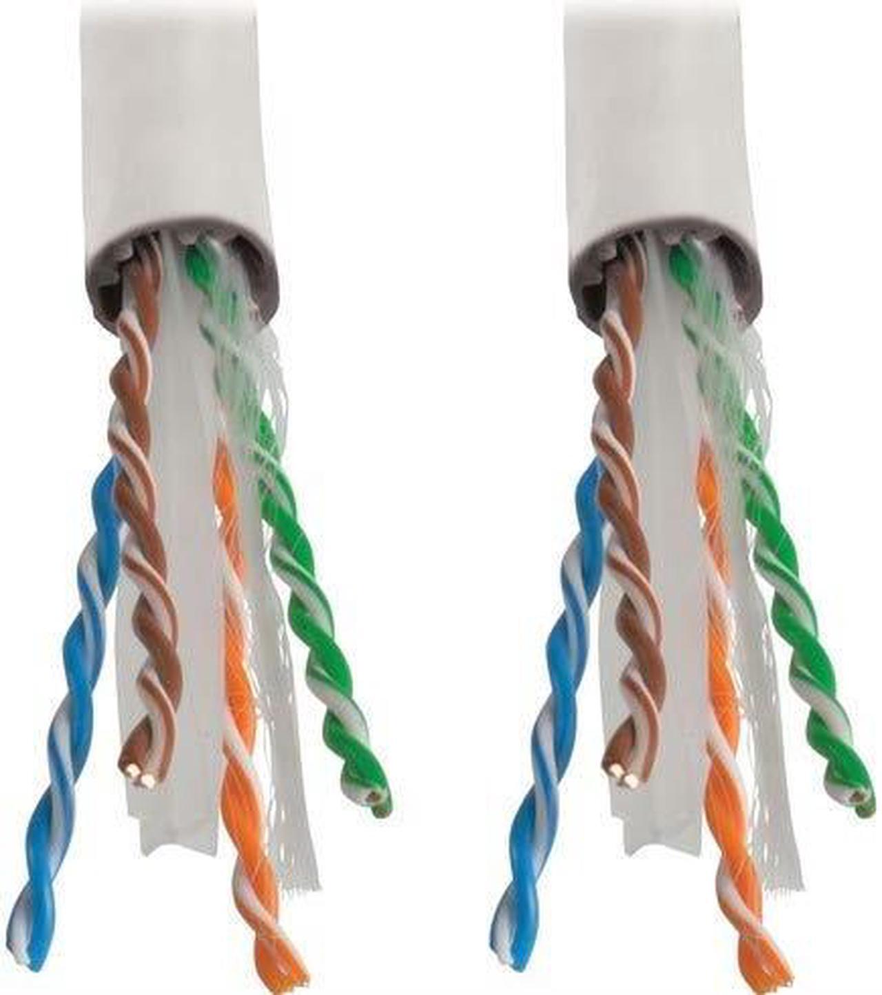 Alt view image 5 of 12 - Tripp Lite 1000ft Cat6 Bulk Ethernet Patch Cable Plenum White N22401KWHLP5