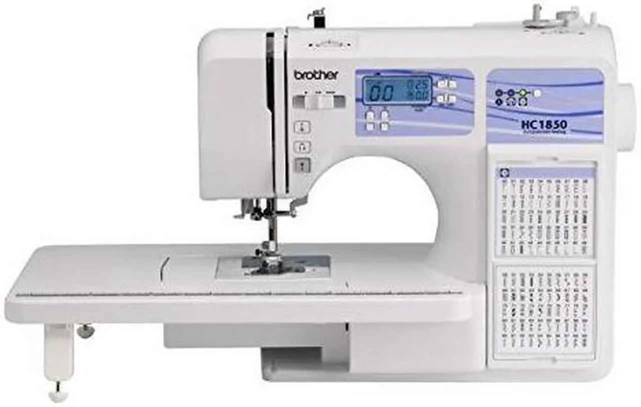 Alt view image 3 of 5 - BROTHER SEWING HC1850 130 Stitch Computerized Sewing