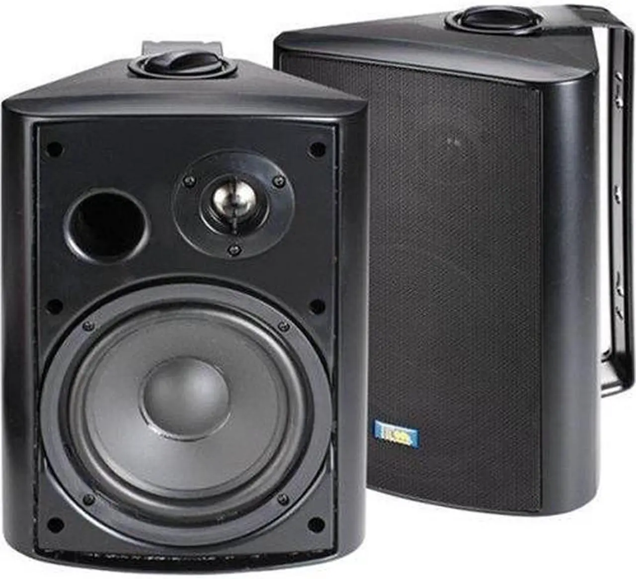 Alt view image 8 of 13 - TIC ASP120-B 6.5" Weather-Resistant Outdoor Patio Speakers with 70v Switch (Pair) - Black