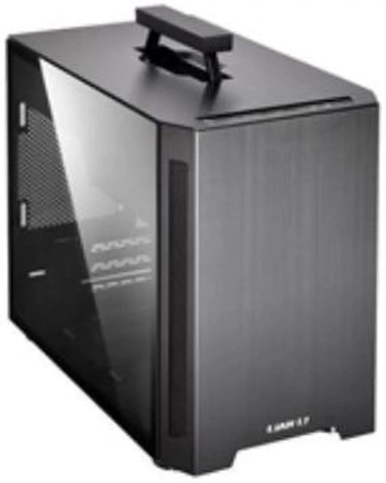 Alt view image 13 of 12 - LIAN LI TU150 Aluminum Tempered Glass ITX Case - Black Color - TU150WX