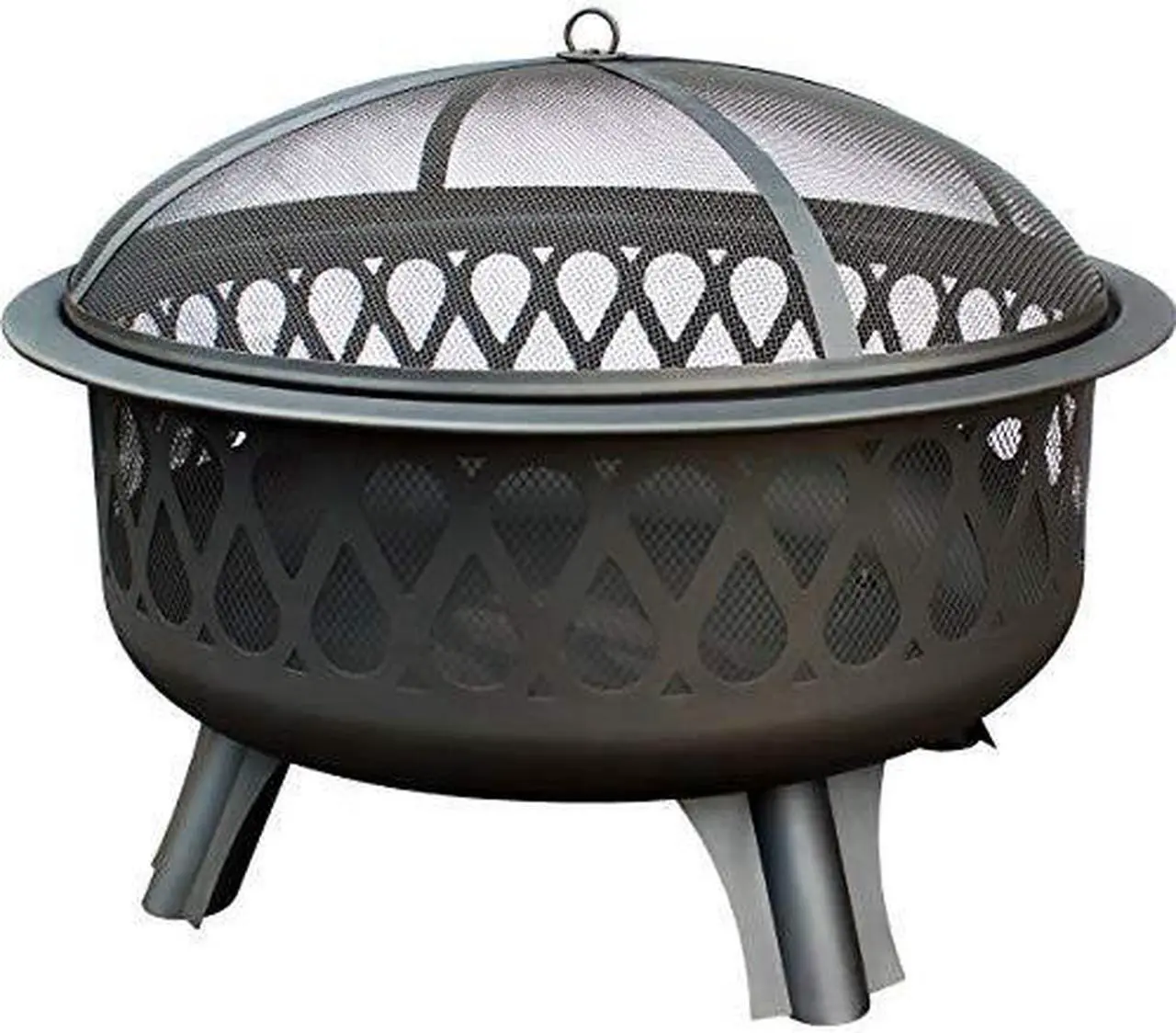 Alt view image 3 of 5 - Landmann Magnafire Outdoor Fire Pit with Heavy Duty Spark Guard