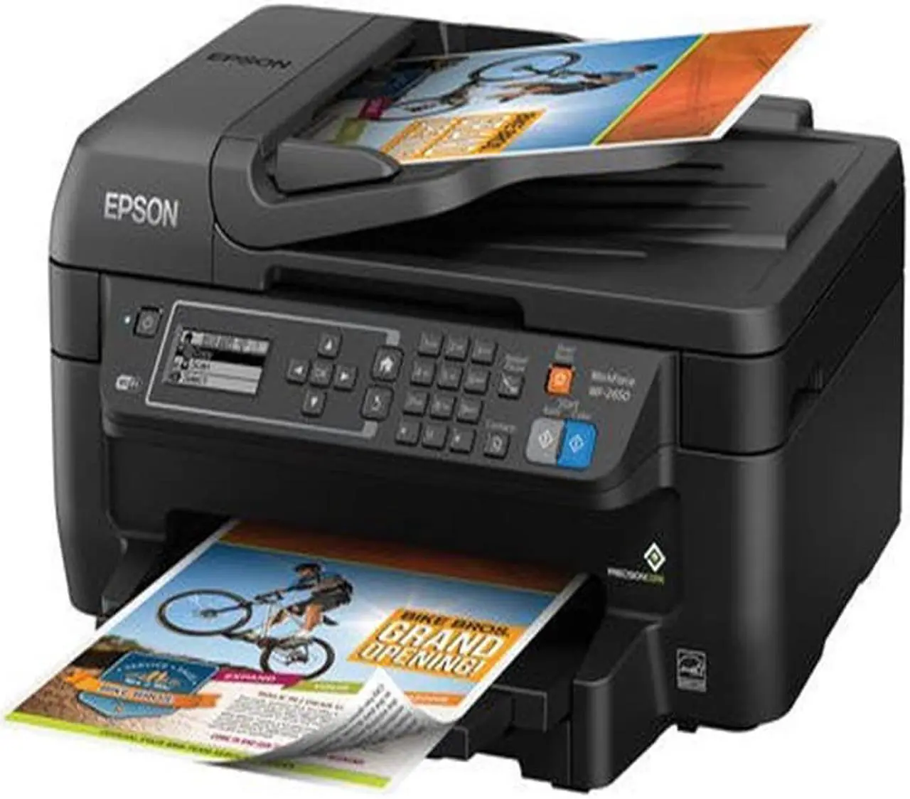Alt view image 8 of 18 - EPSON WorkForce WF-2650 USB All-in-One Printer