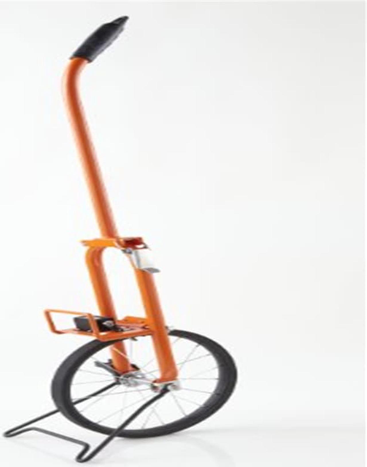 Alt view image 4 of 8 - Keson Measuring Wheel Orange  Tubular Steel Frame/Metal Spoked Wheel  MP301