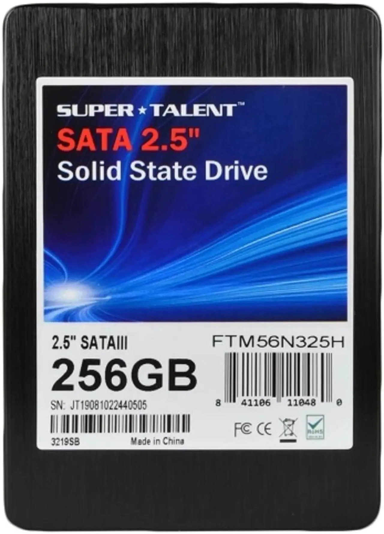 Alt view image 3 of 13 - Super Talent TeraNova 256GB 2.5 inch SATA3 Solid State Drive (TLC)