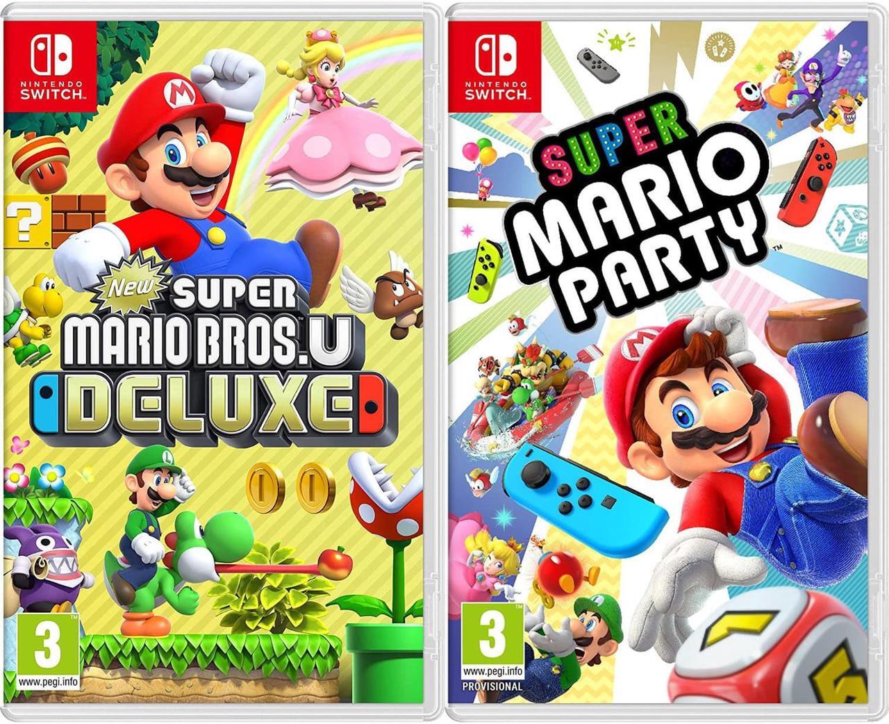 Alt view image 5 of 6 - New Super Mario Bros. U Deluxe + Super Mario Party - Two Game Bundle - Nintendo Switch