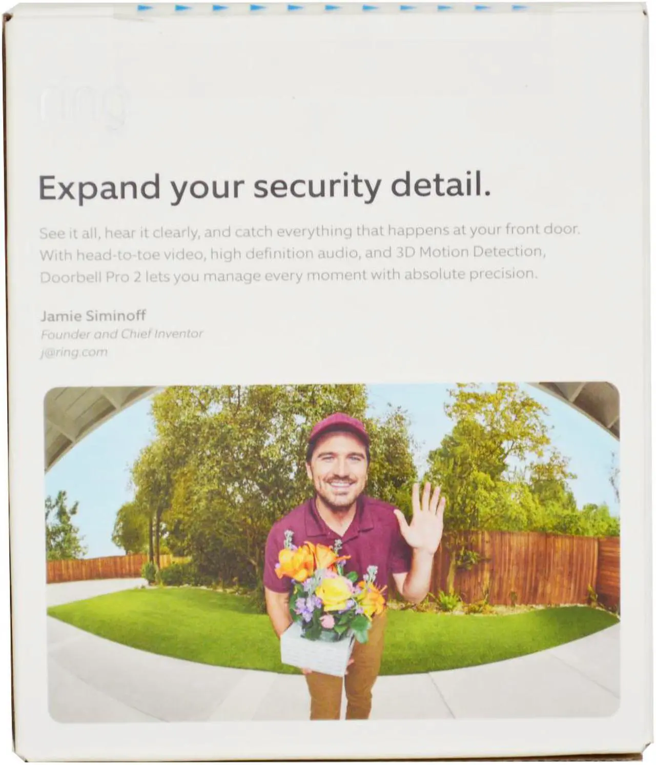 Alt view image 14 of 20 - Ring Wired Video Doorbell Pro, Smart WiFi Video Doorbell Wired - Satin Nickel