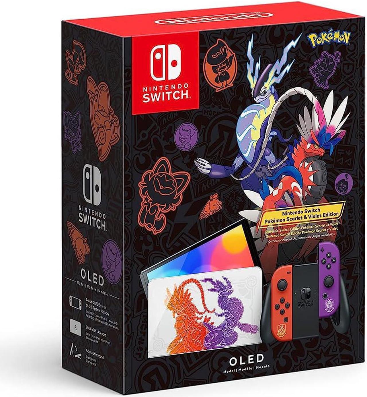 Alt view image 2 of 8 - Nintendo Switch  OLED Model: Pokémon Scarlet & Violet Edition