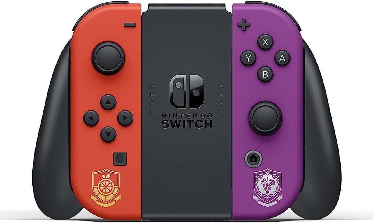Alt view image 5 of 8 - Nintendo Switch  OLED Model: Pokémon Scarlet & Violet Edition