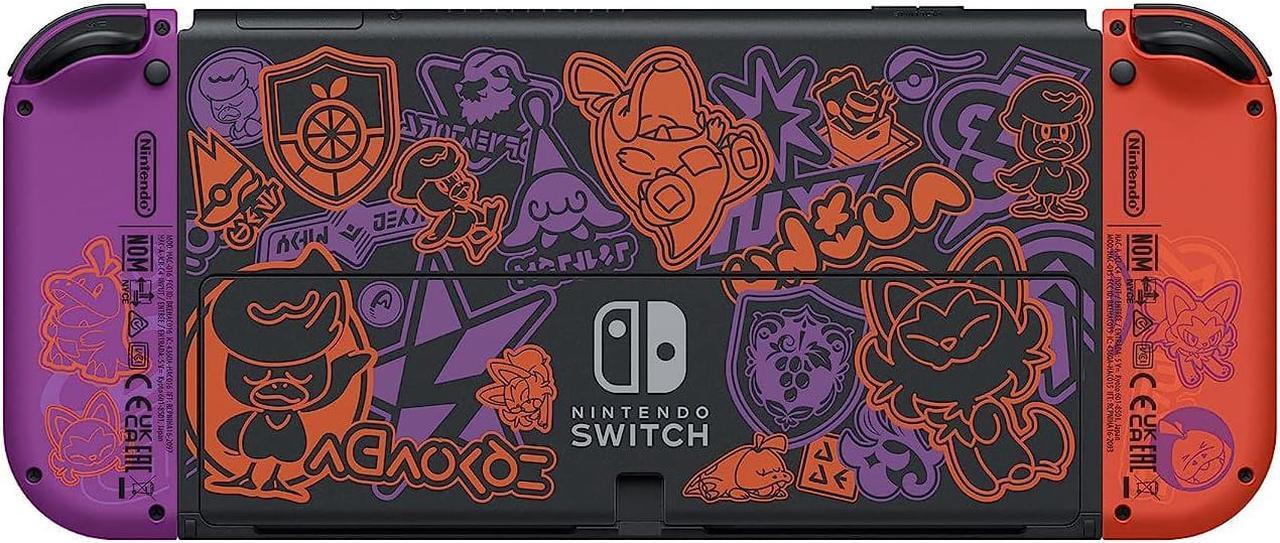 Alt view image 6 of 8 - Nintendo Switch  OLED Model: Pokémon Scarlet & Violet Edition