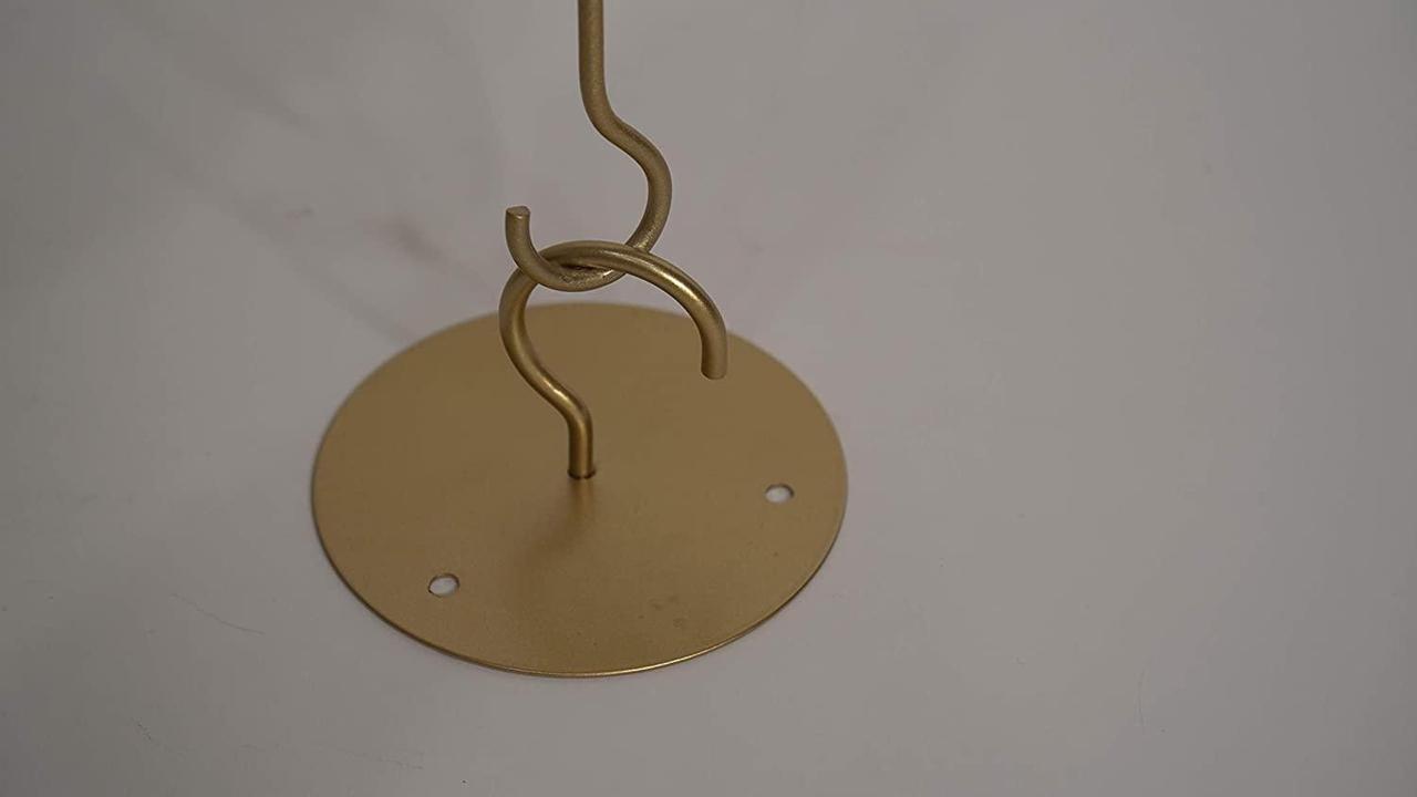 Alt view image 6 of 7 - Plant Hanger 6 Inch Hanging Pot Wall Planters Indoor Hanging Planter - Gold