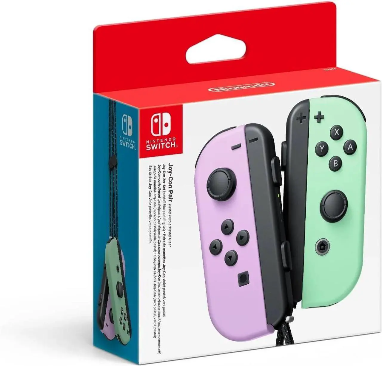 Alt view image 4 of 4 - OEM Official Nintendo Switch Joy-Con Wireless Controllers BRAND NEW Purple/Green