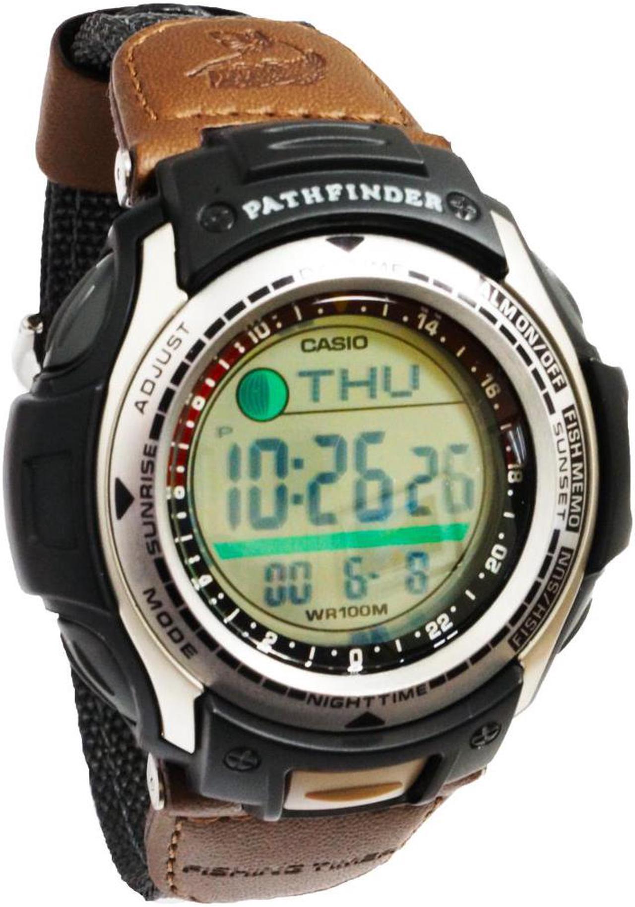 Alt view image 8 of 10 - Casio Pathfinder Fishing And Hunting Timer Mens Watch PAS400B-5V