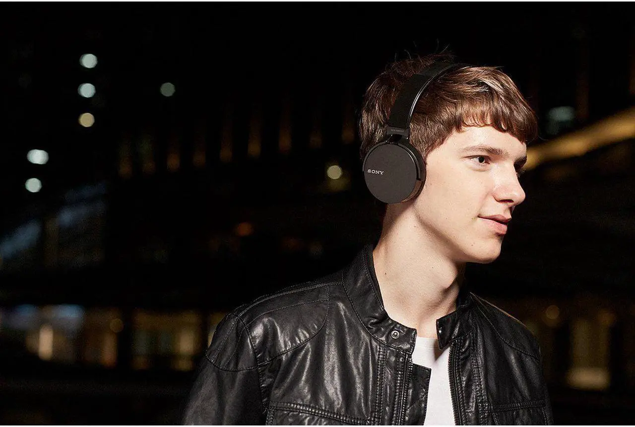 Alt view image 7 of 20 - Sony XB650BT Wireless On-Ear Bluetooth Headphones with 30mm drivers, NFC, Powerful Music, Comfort Ear Pads, and Built-In Microphone, Black, MDRXB650BT/B