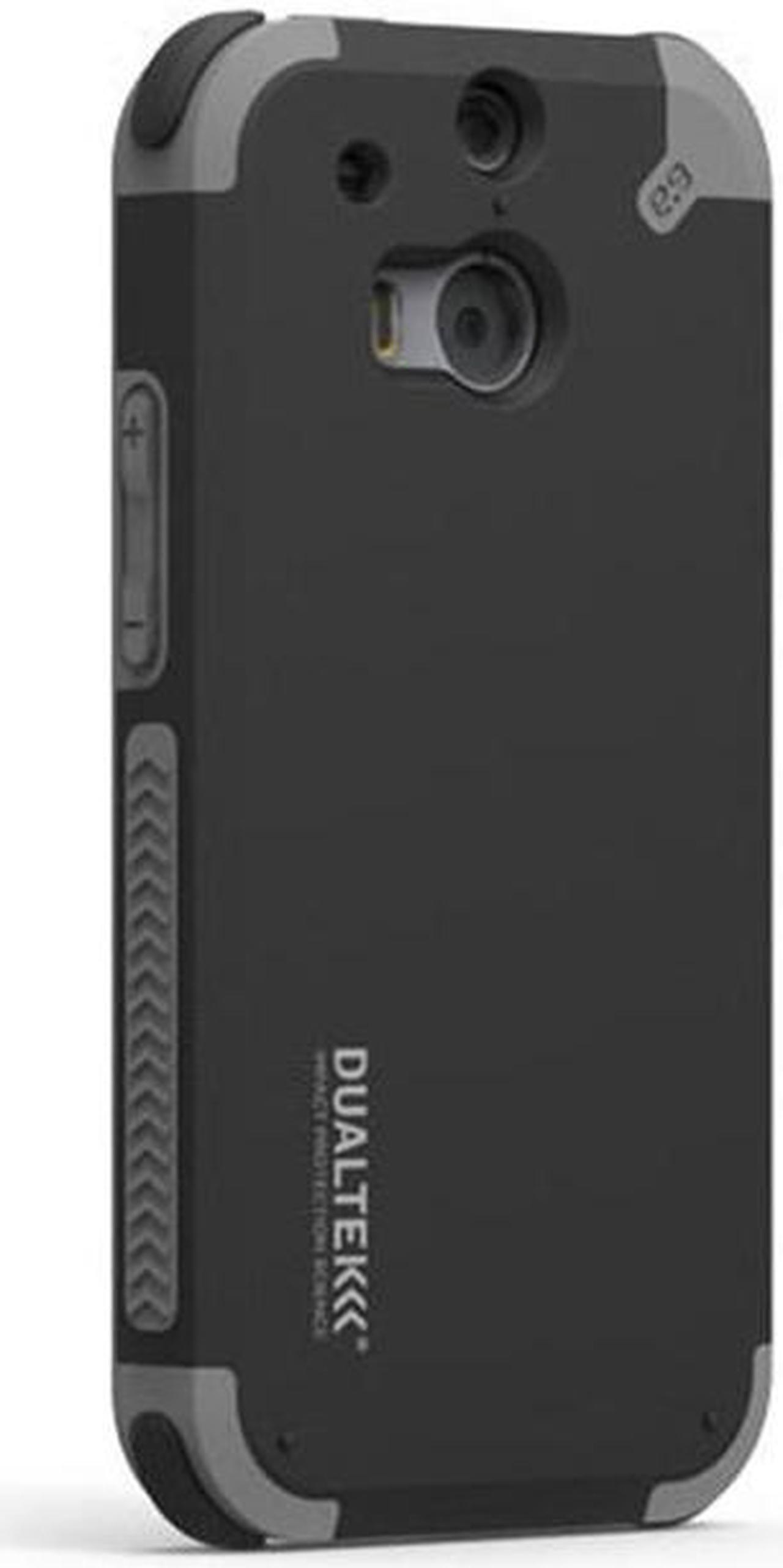 Main image of PureGear DualTek Protective Cell Phone Case - HTC One - Black