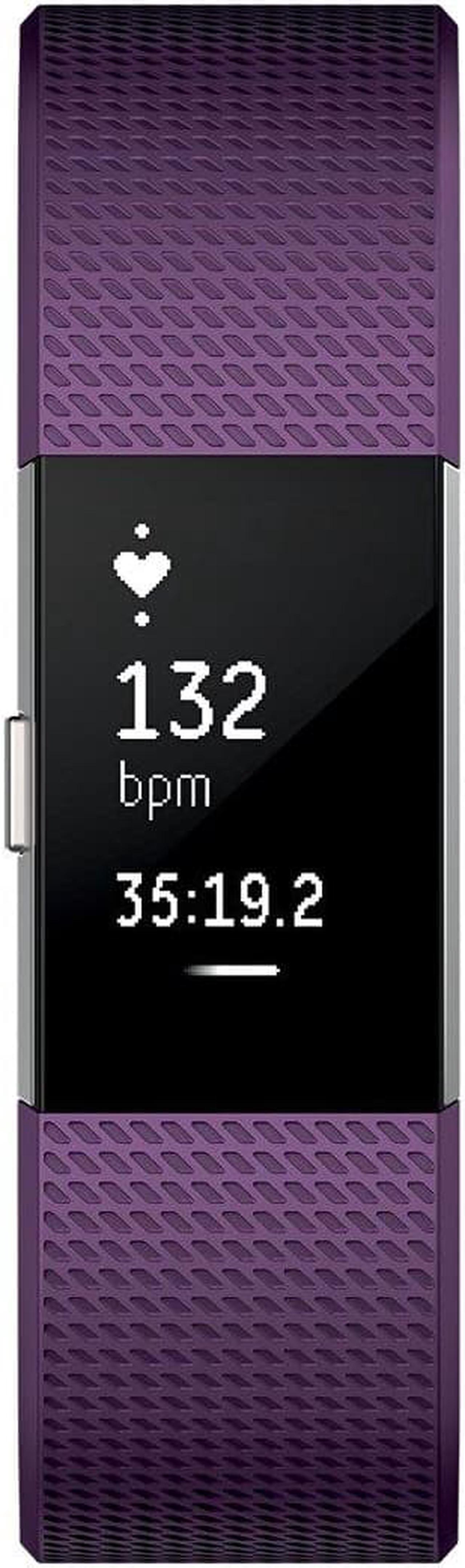 Alt view image 3 of 6 - Fitbit Charge 2 Heart Rate & Activity Tracker - Small (5.5"–6.7") / Purple