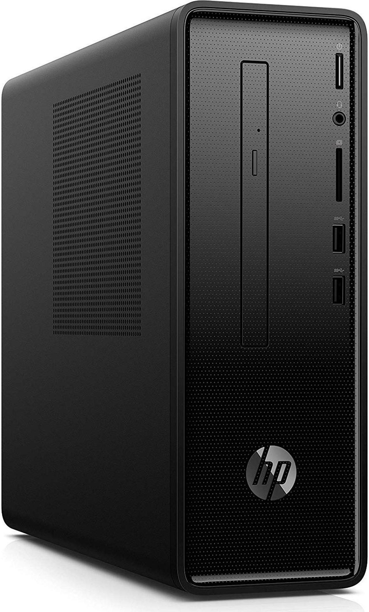 Main image of HP Slimline Mini-Tower 290-p0000 290-p0046 Desktop Computer Intel Core i3-8100 Quad-core 3.60 GHz  8GB RAM DDR4 SDRAM 1TB HDD Windows 10 Home