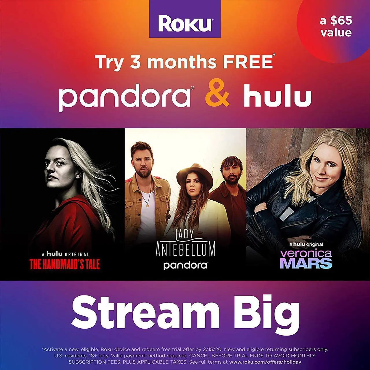 Alt view image 5 of 12 - Roku Ultra | Streaming Media Player 4K/HD/HDR with Premium JBL Headphones 2019