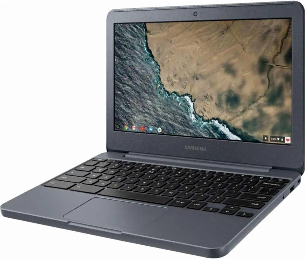 Alt view image 9 of 13 - Samsung - 11.6" Chromebook - Intel Atom x5 - 2GB Memory - 16GB eMMC Flash Memory - Night Charcoal