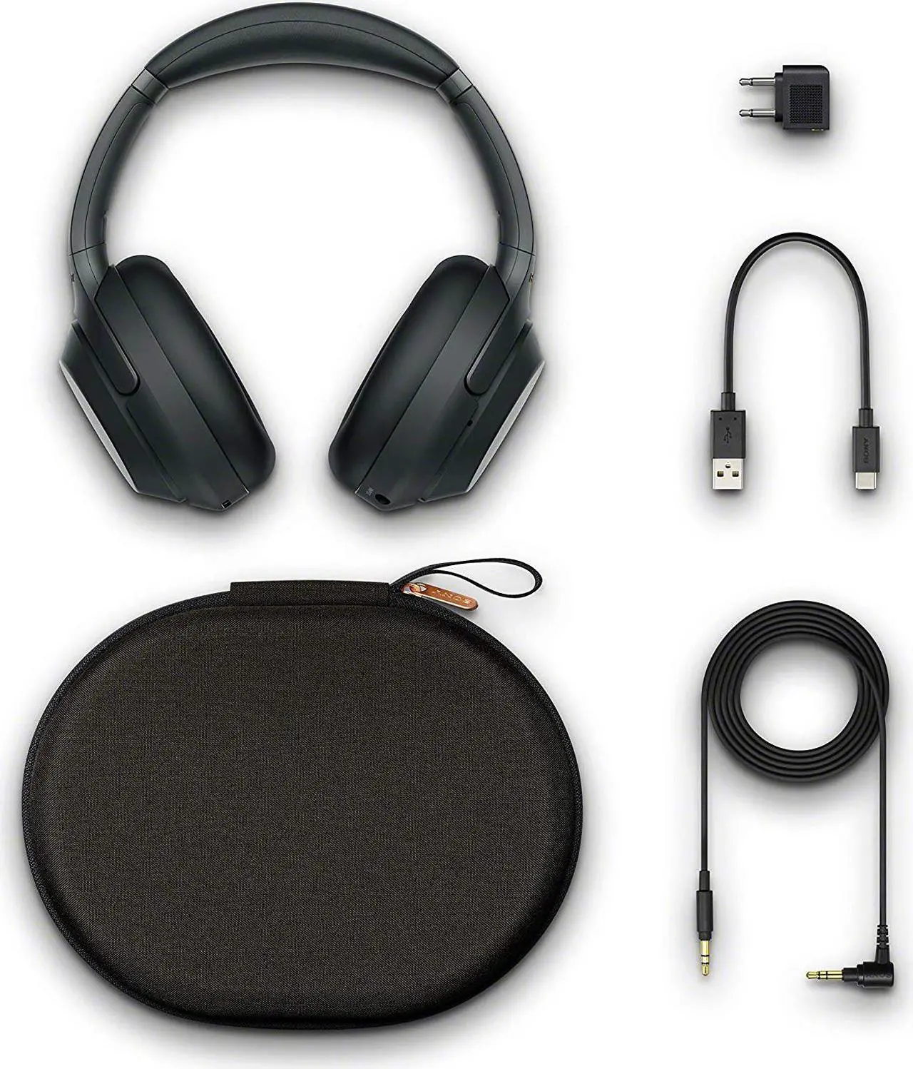Alt view image 9 of 20 - Sony WH-1000XM3/B Wireless Industry-Leading Noise-Cancelling Over-Ear Headphones (Black)