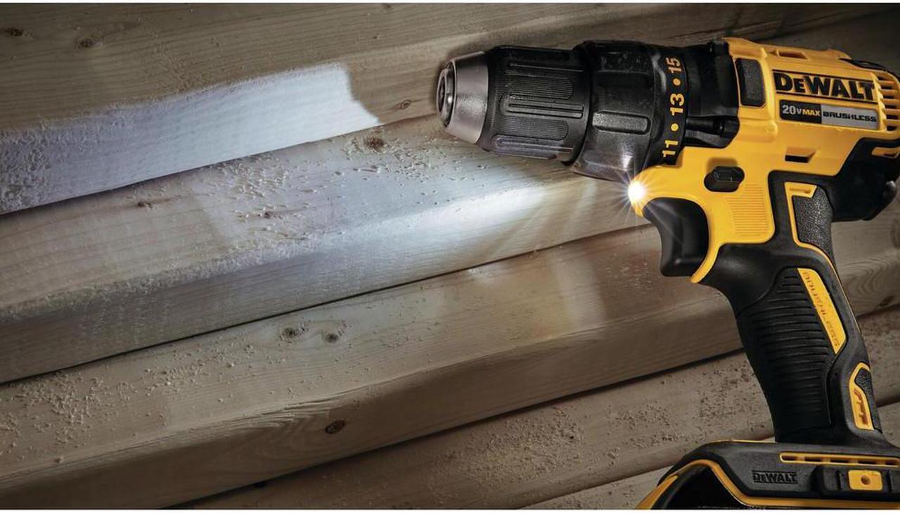 Alt view image 20 of 20 - Black & Decker/Dewalt DCD777C2 Max 20-Volt Compact Drill Driver Kit, Brushless Motor, 2 Lithium-Ion Batteries