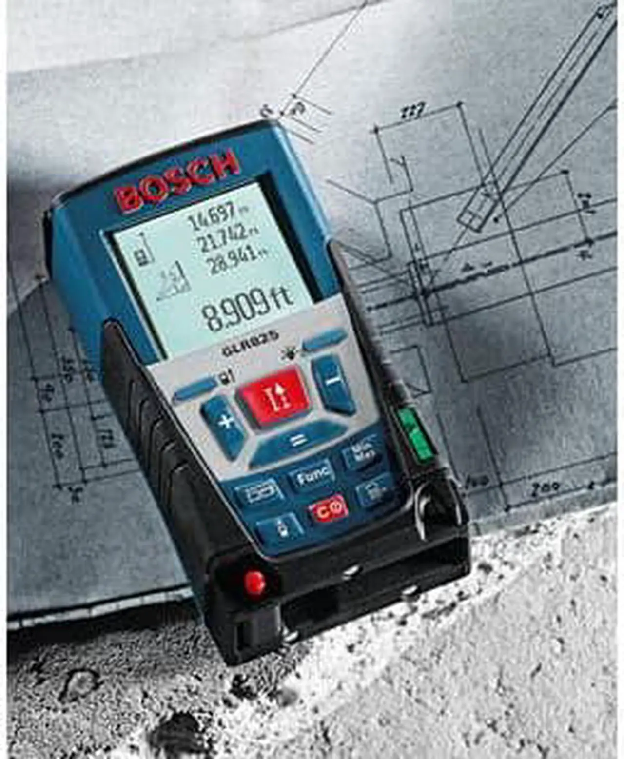 Alt view image 3 of 10 - Bosch GLR825 825 ft. Laser Distance Measurer