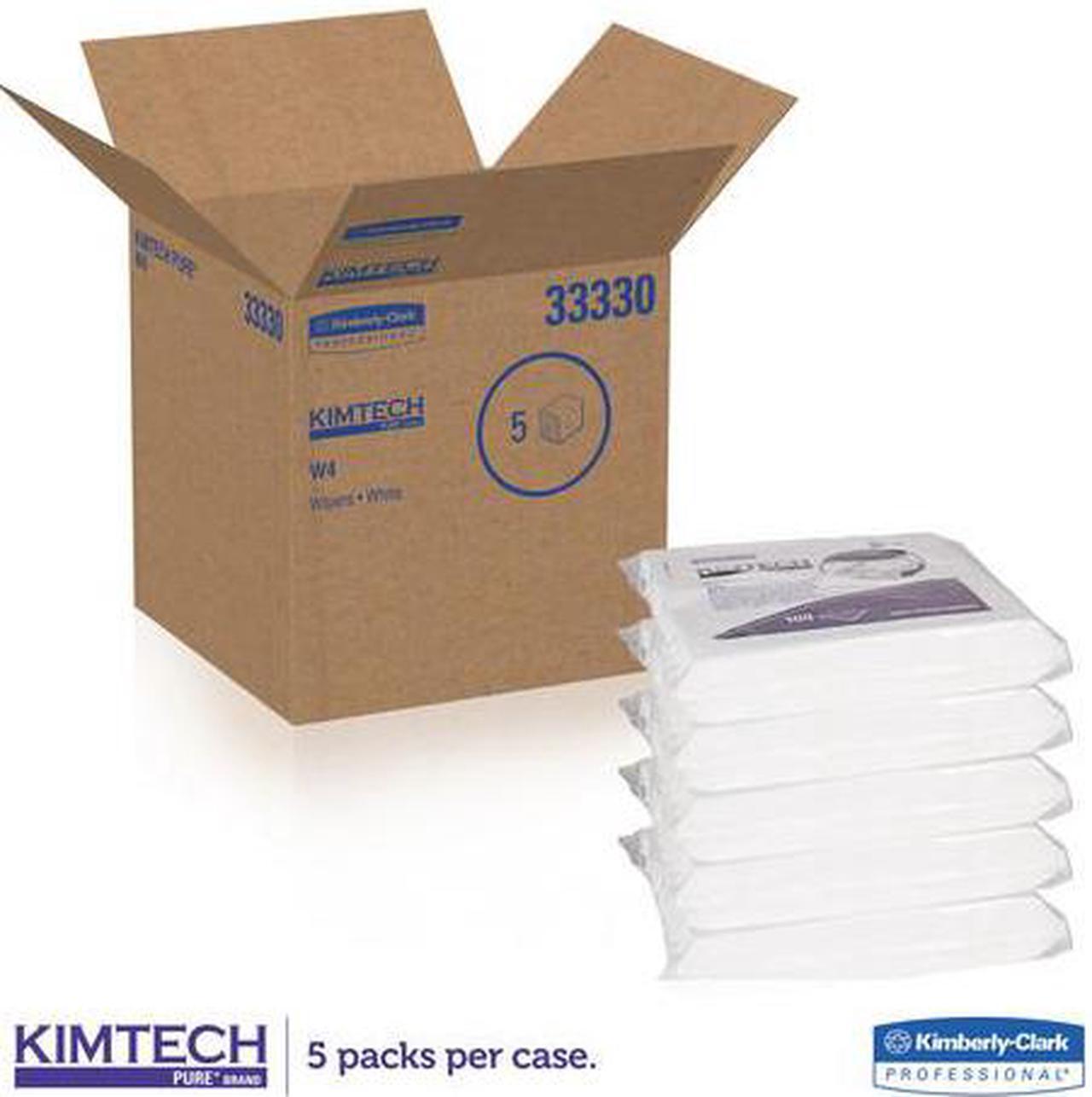 Alt view image 3 of 10 - KIMTECH PURE W4 Dry Wipers, Flat, 12 x 12, White, 100/Pack