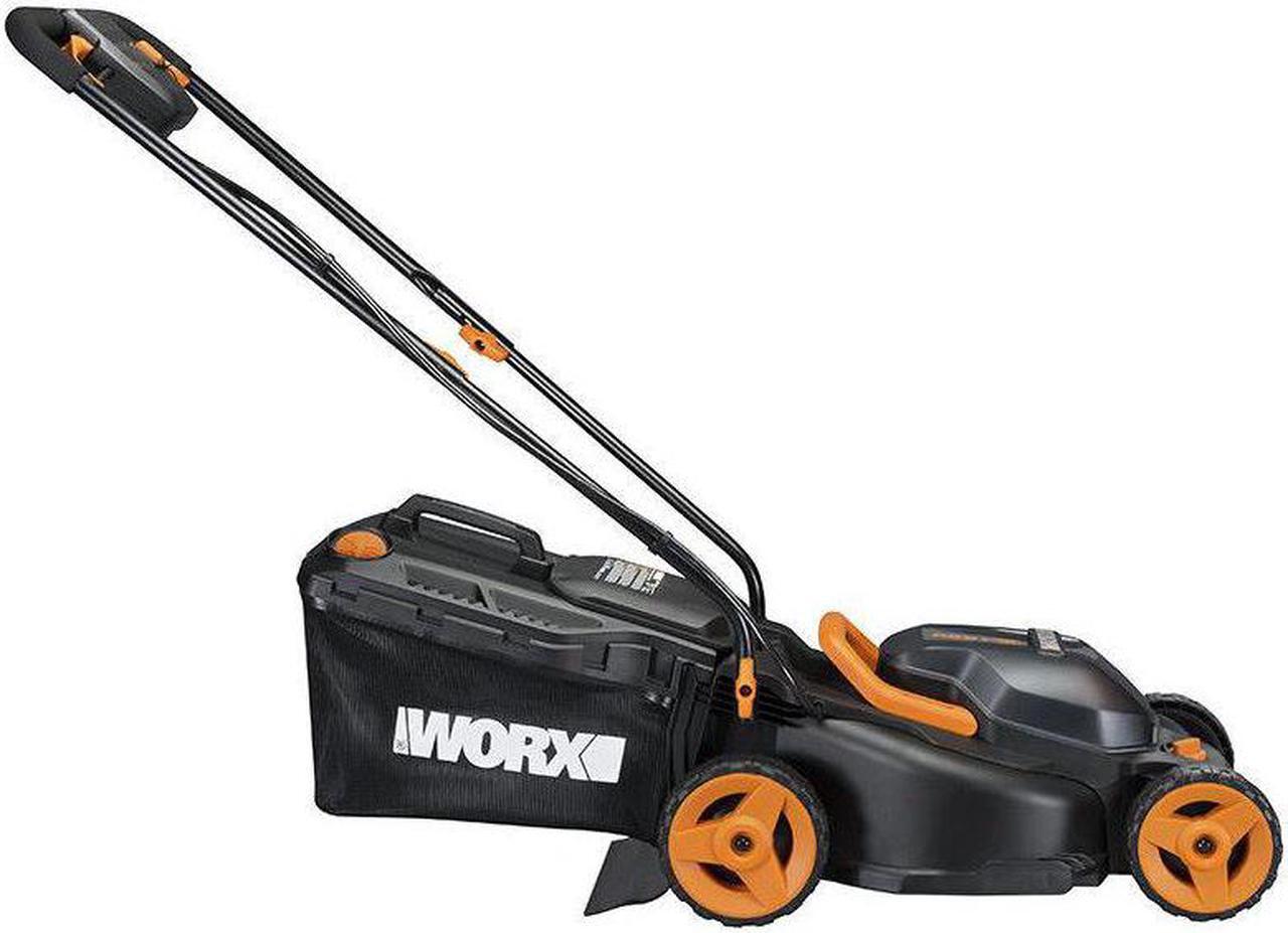 Alt view image 2 of 17 - WORX - WG779 - Worx WG779 40V 14 Inch Power Share Cordless Intellicut Mulching Lawn Mower Kit
