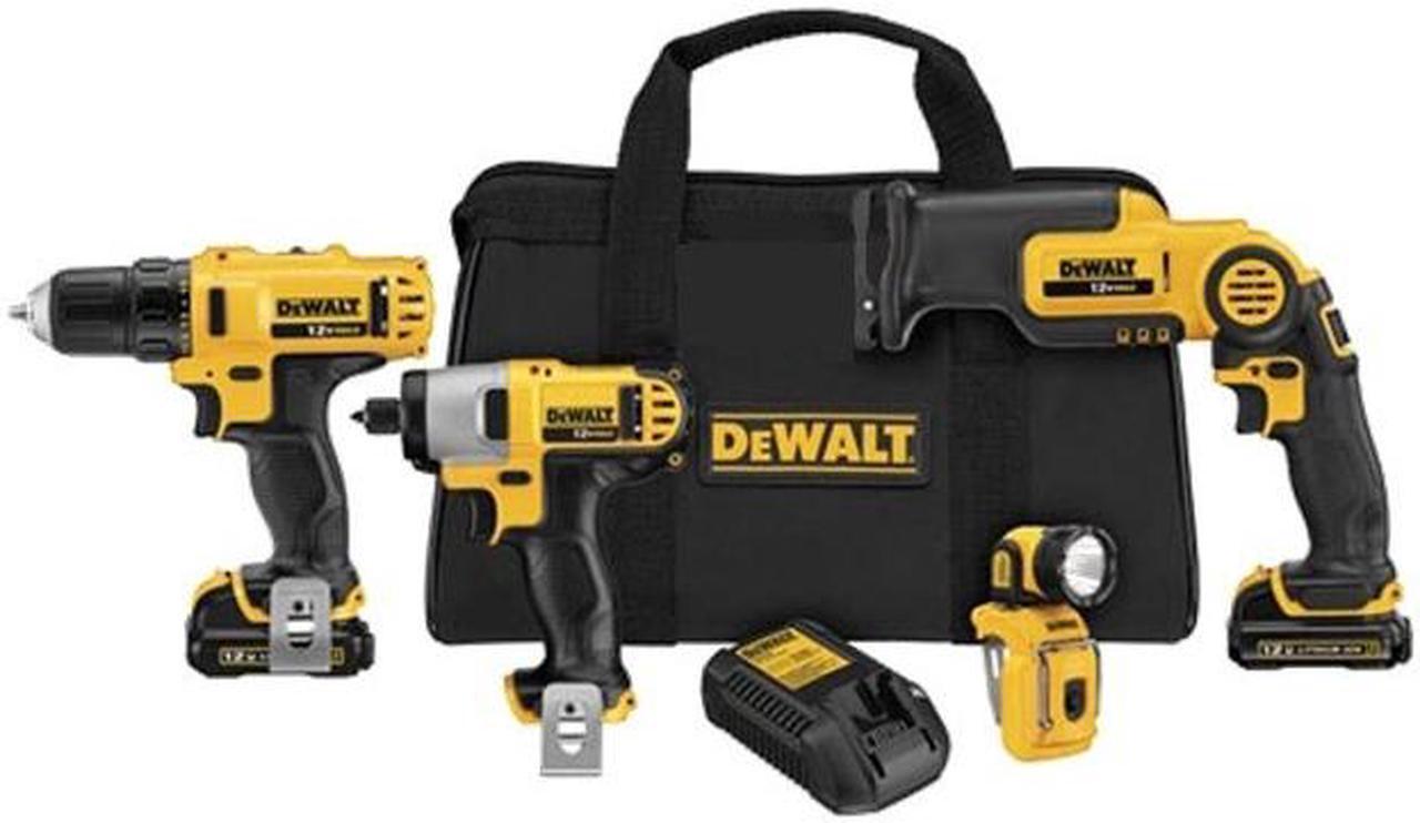 Alt view image 13 of 17 - DEWALT DCK413S2 12V MAX Li-Ion 4-Tool Combo Kit