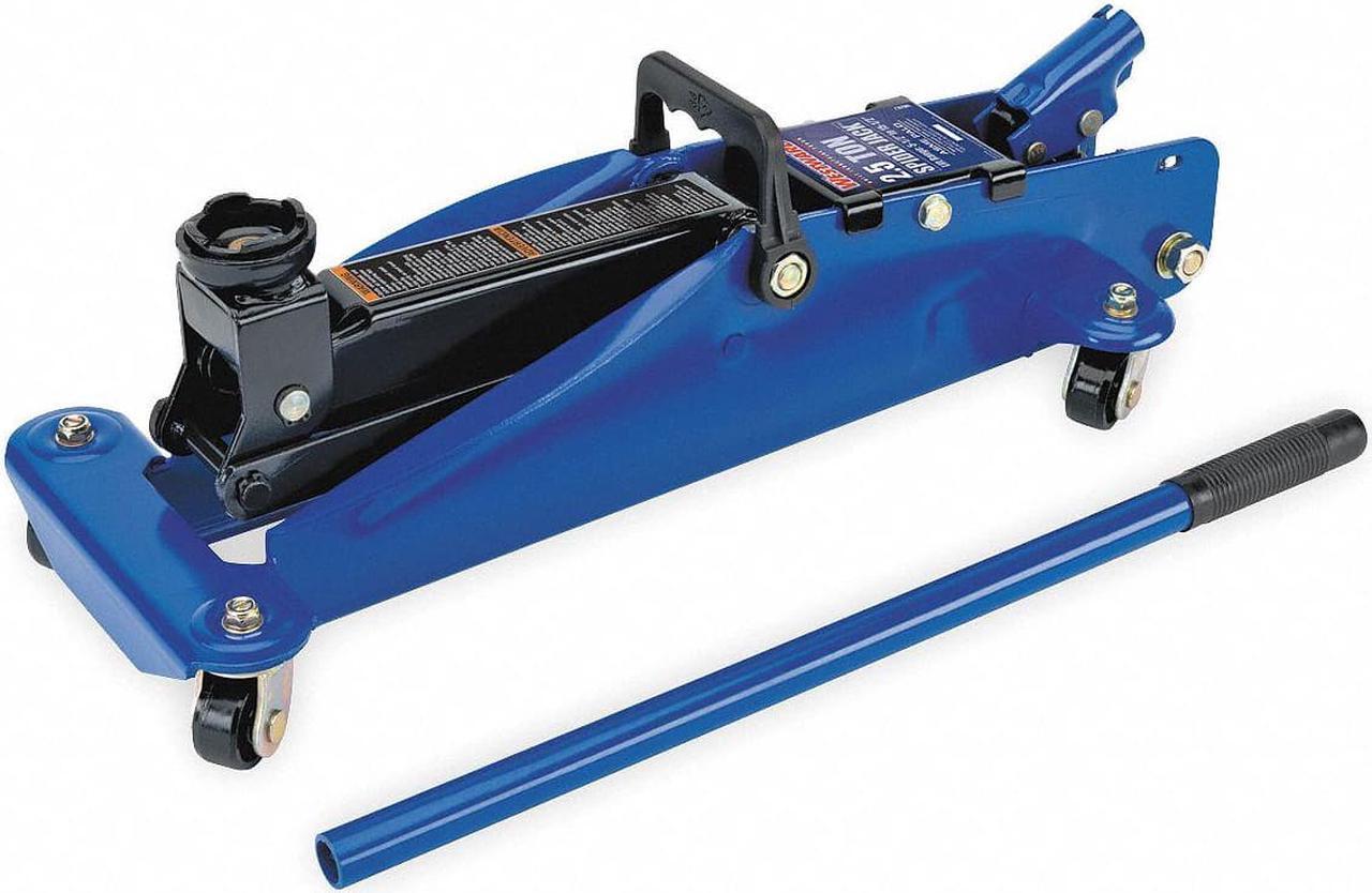 Alt view image 3 of 3 - WESTWARD 1MZK7 2-1/2 Tons Hydraulic Service Jack 15-1/4" Max. Lifting H.