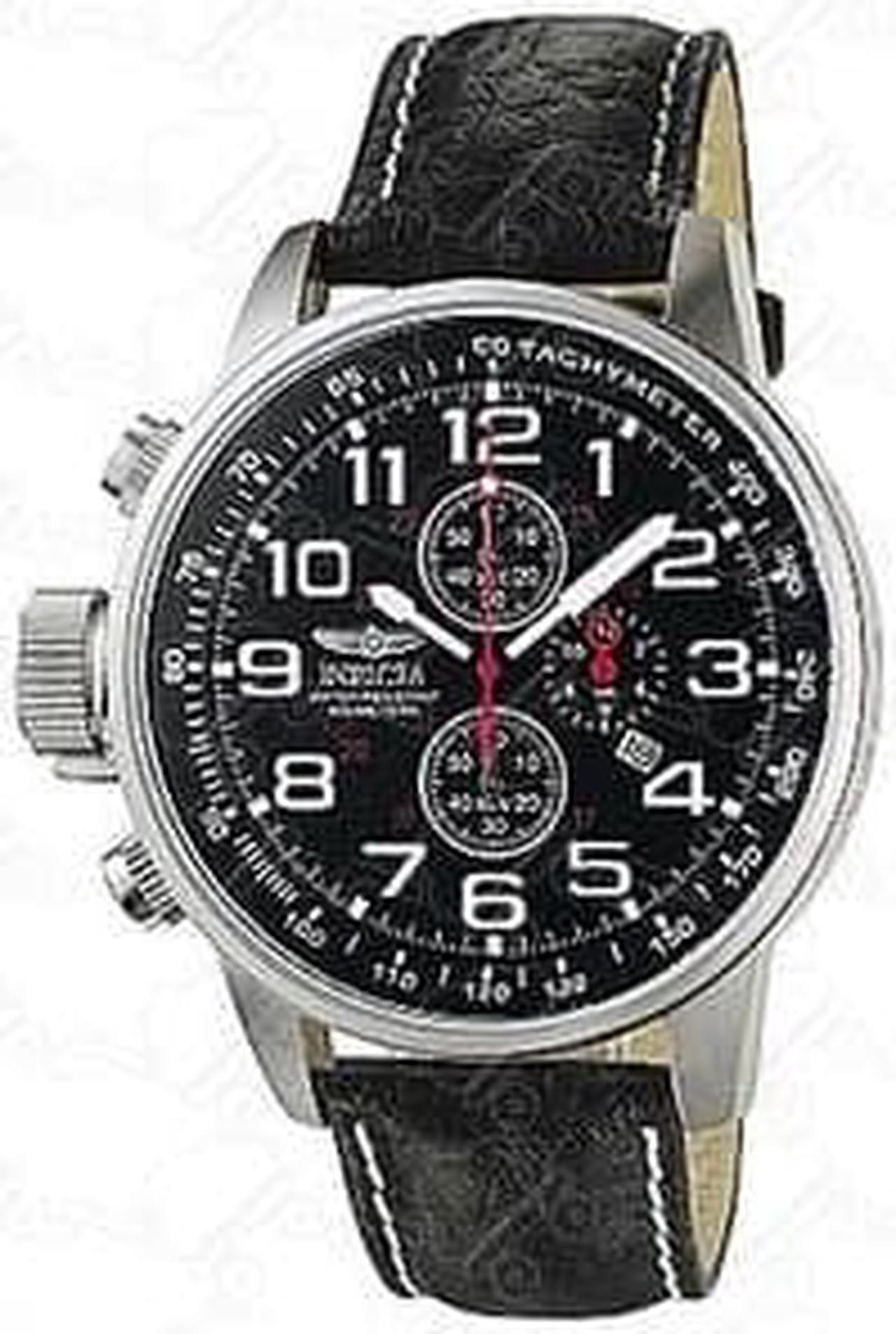 Alt view image 10 of 19 - Invicta  I-Force 2770  Leather Chronograph  Watch