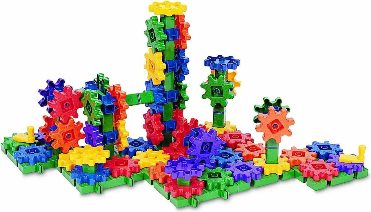 Alt view image 7 of 20 - LEARNING RESOURCES LER9162 GEARS! BEGINNERS BUILDING SET-95 PIECES